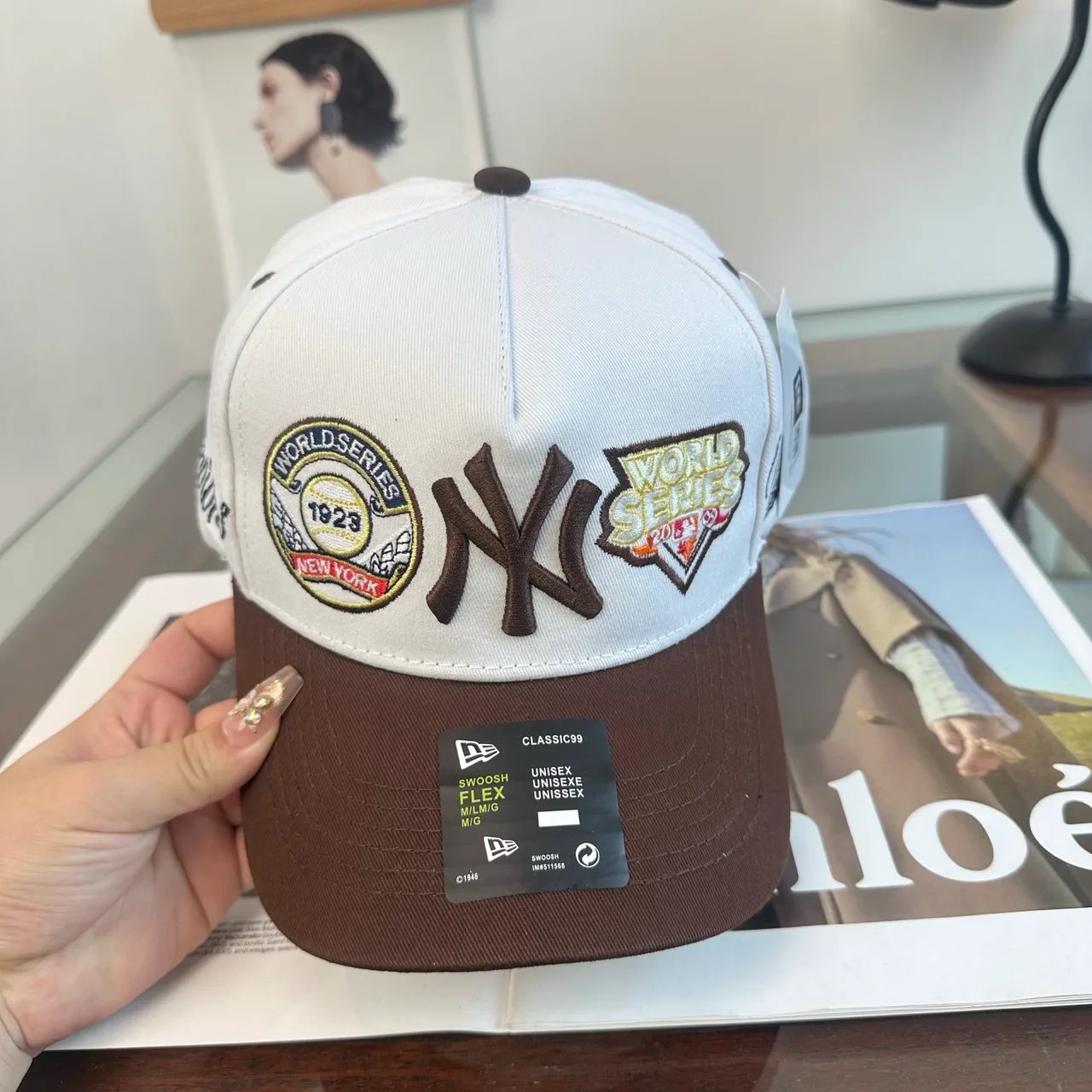 New Era Baseball Cap in White · view 4