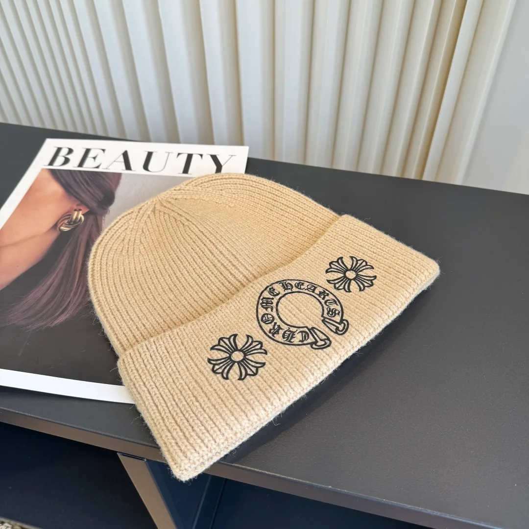 Chrome Hearts Beanie in Beige · view 1