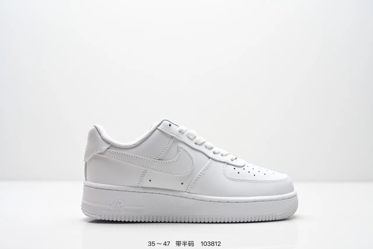 Nike Air Force Sneakers in Black & White · view 2