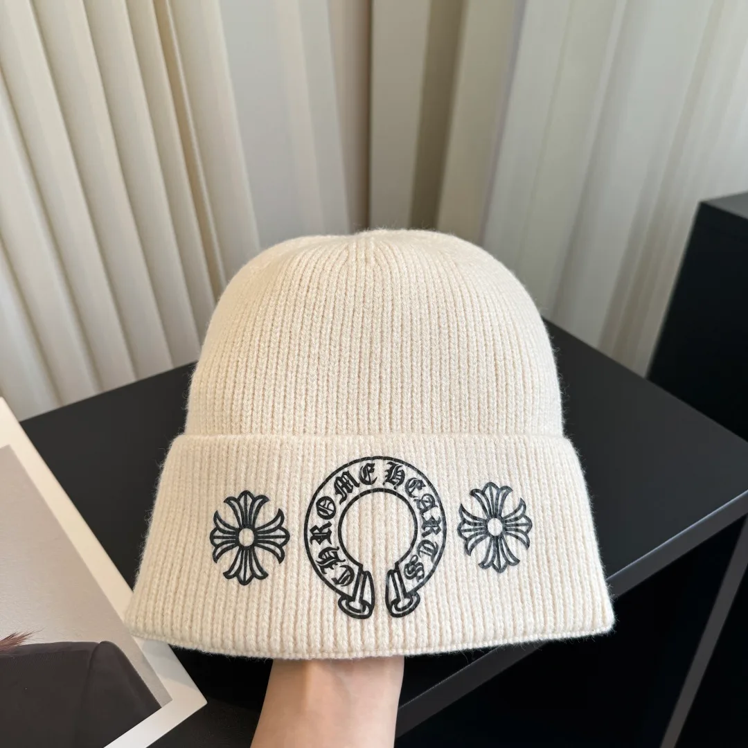 Chrome Hearts Beanie in White · view 4