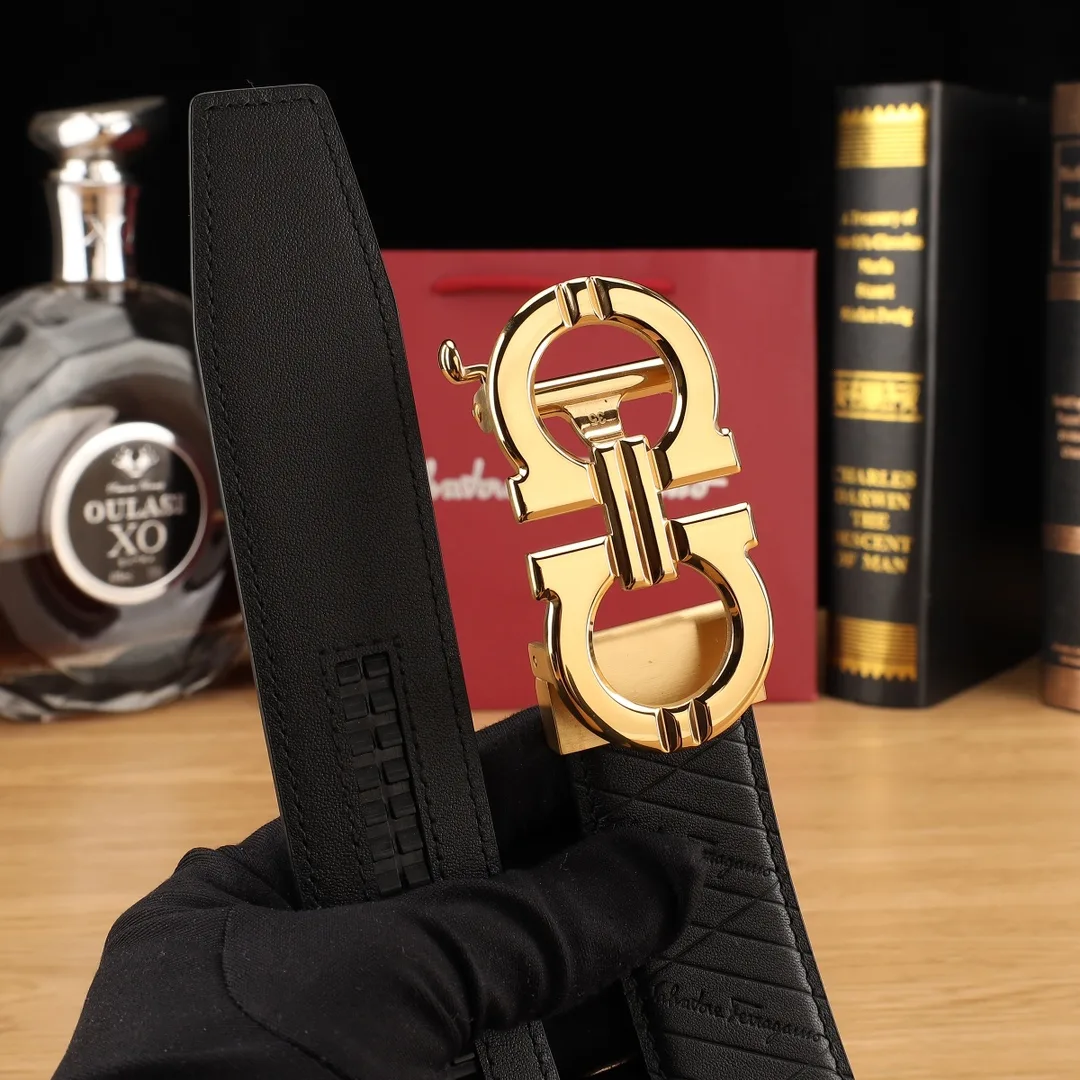 Ferragamo Automatic Belt in Black · view 5