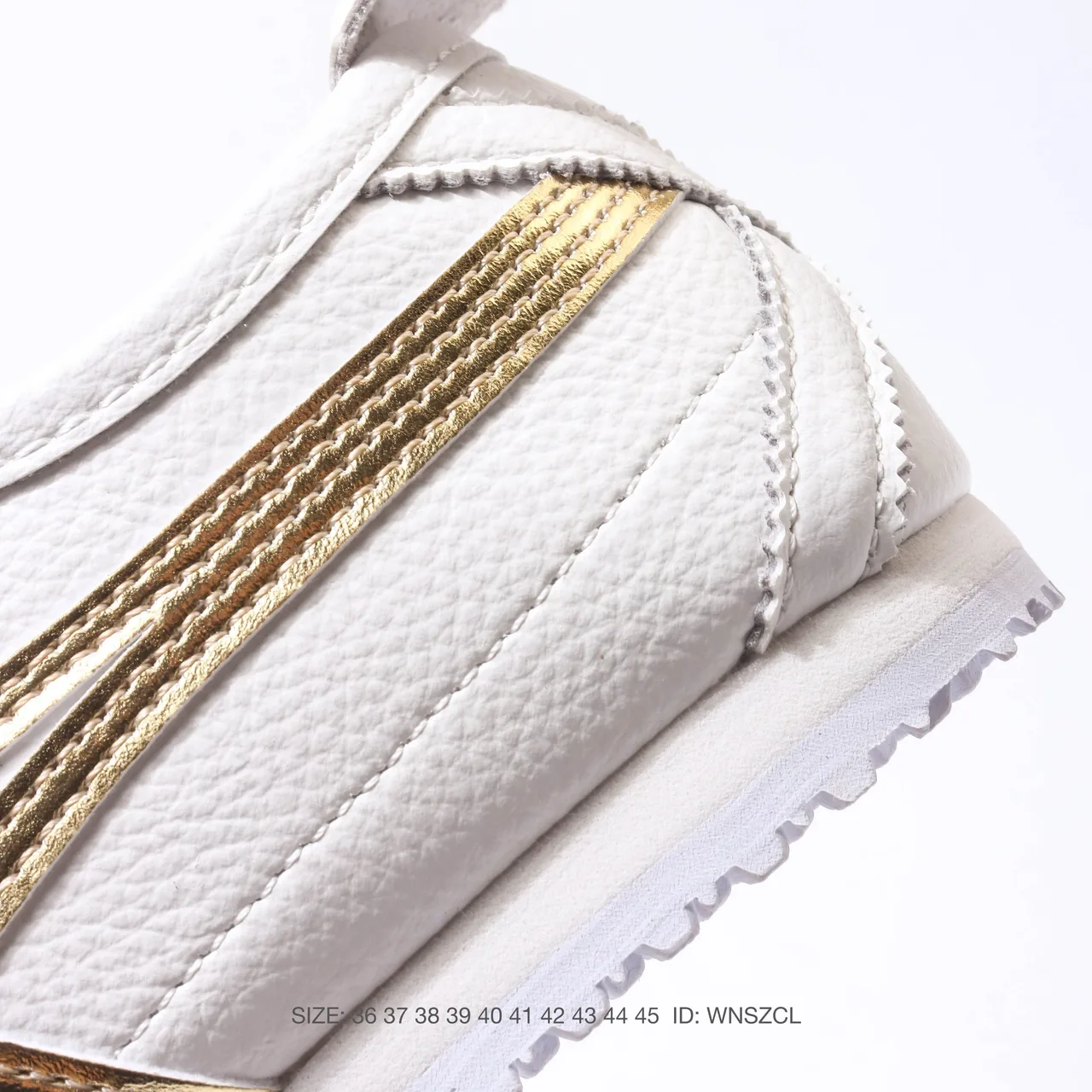 Onitsuka Tiger Striped Bow Sneakers in White · view 8