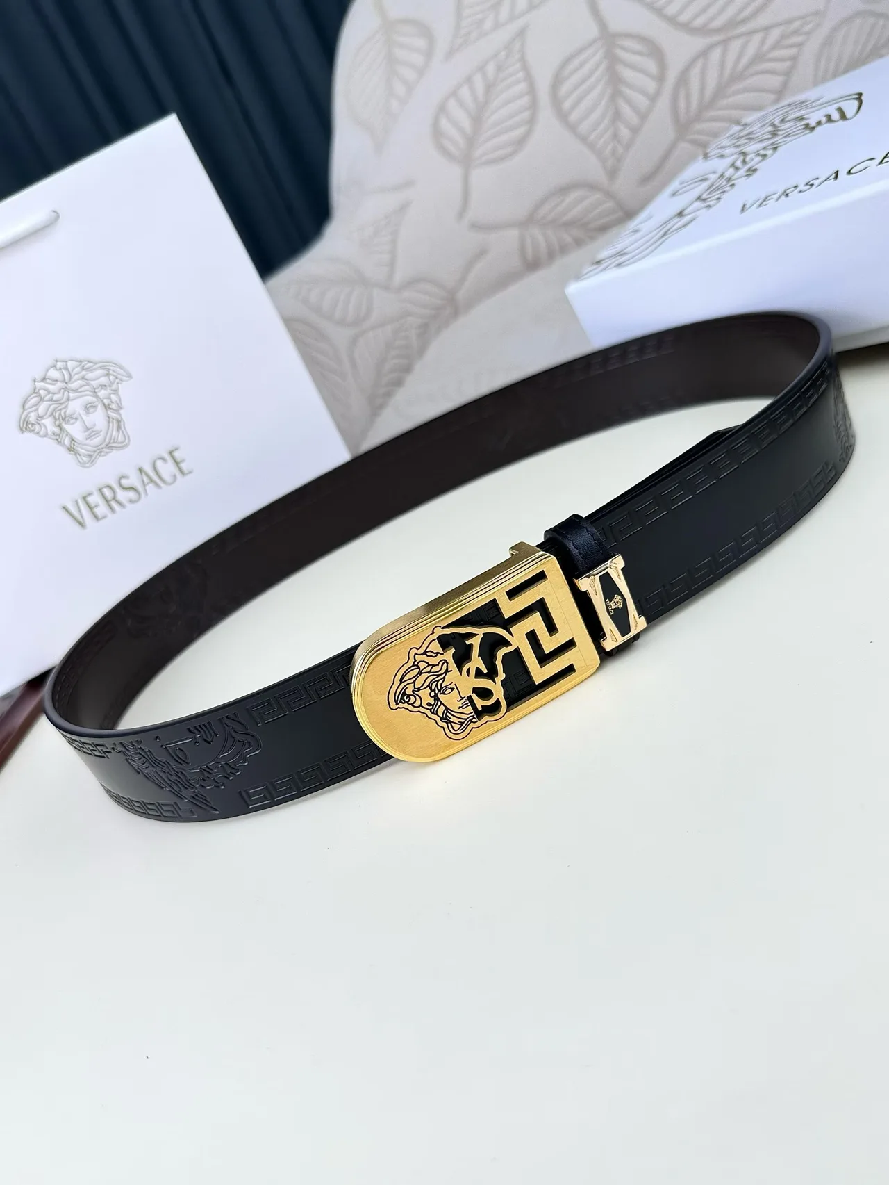 Versace Belt in Black · view 1