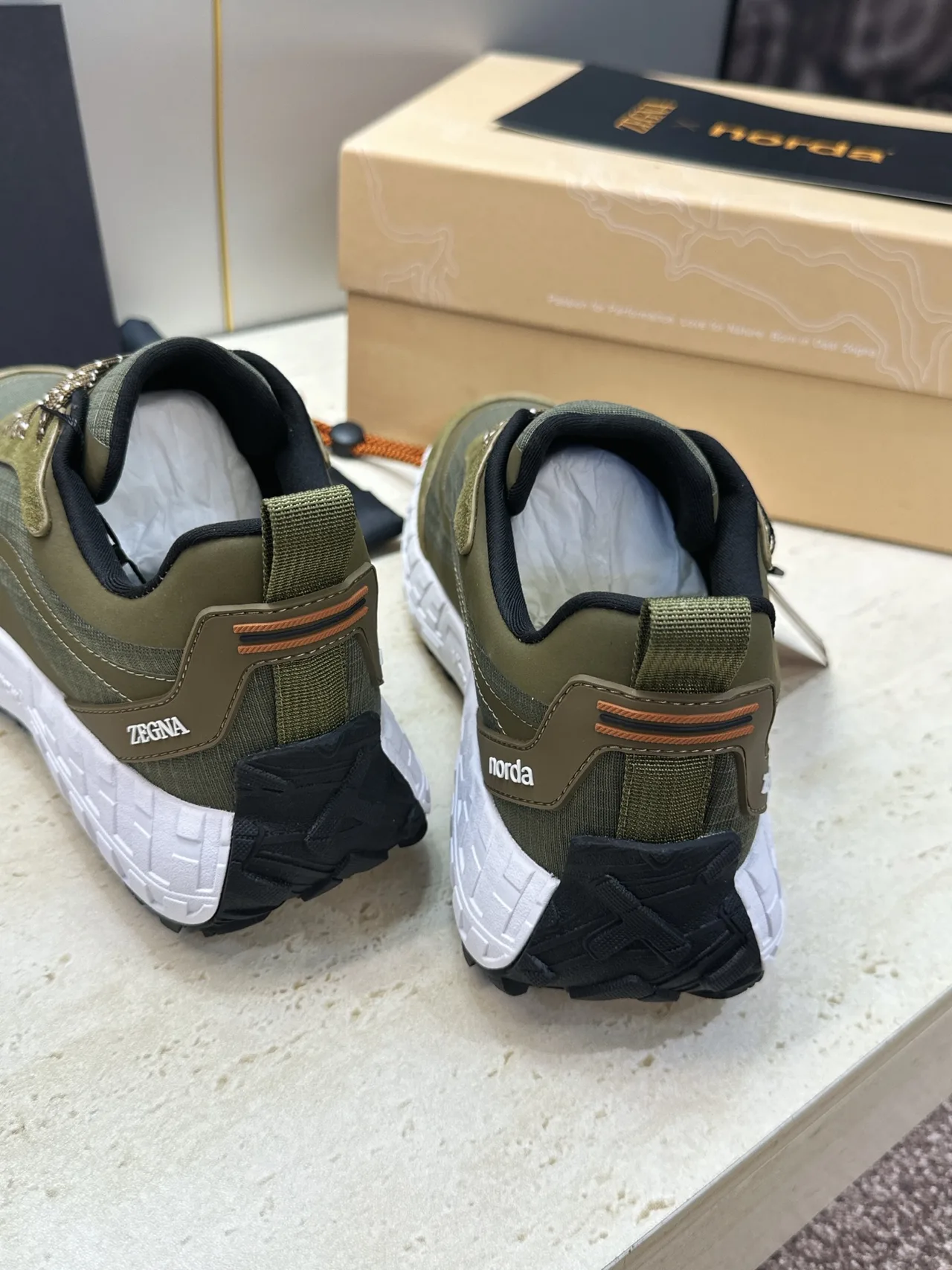 Zegna Sneakers in Green · view 8