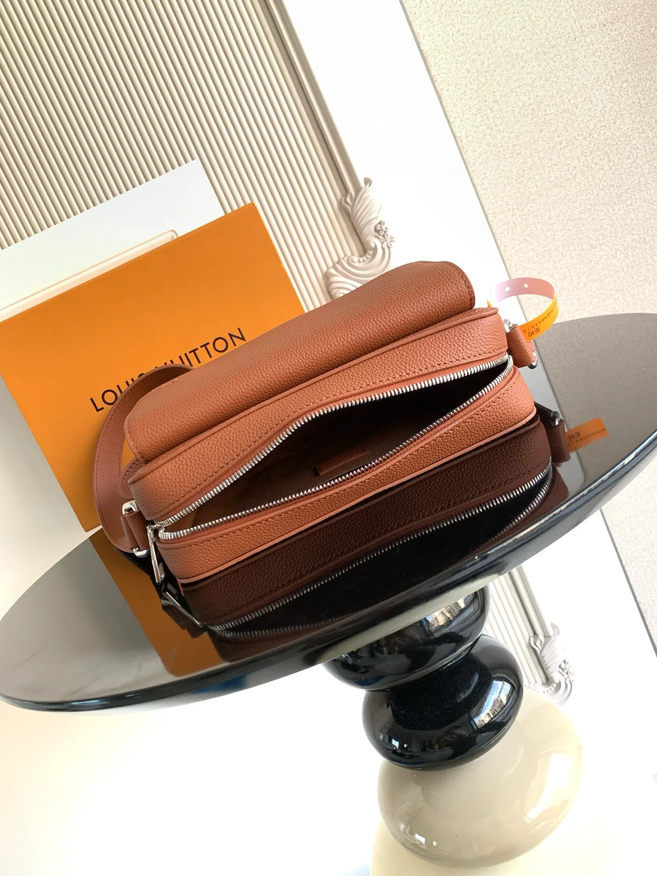 Louis Vuitton Cowhide Messenger Bag in Brown · view 8