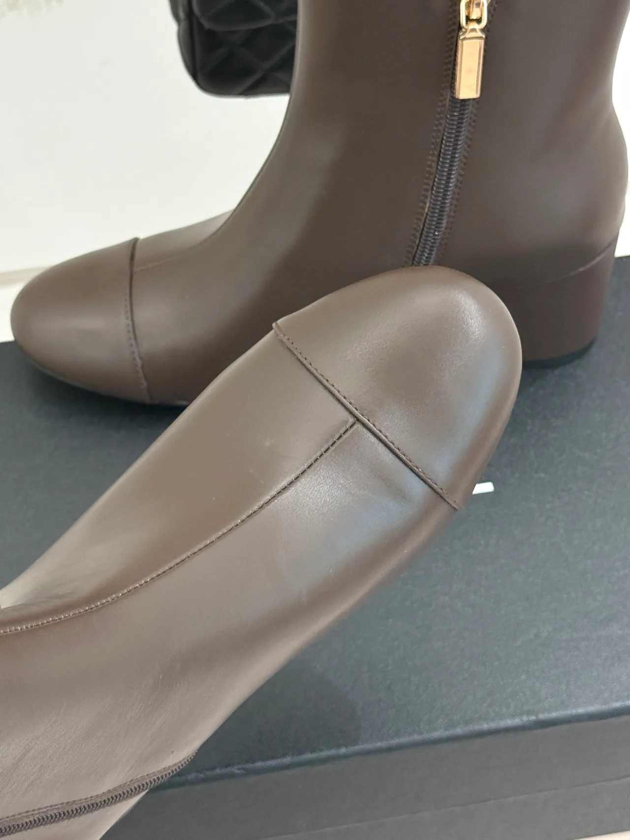 Chanel Ankle Boots in Grey · view 7