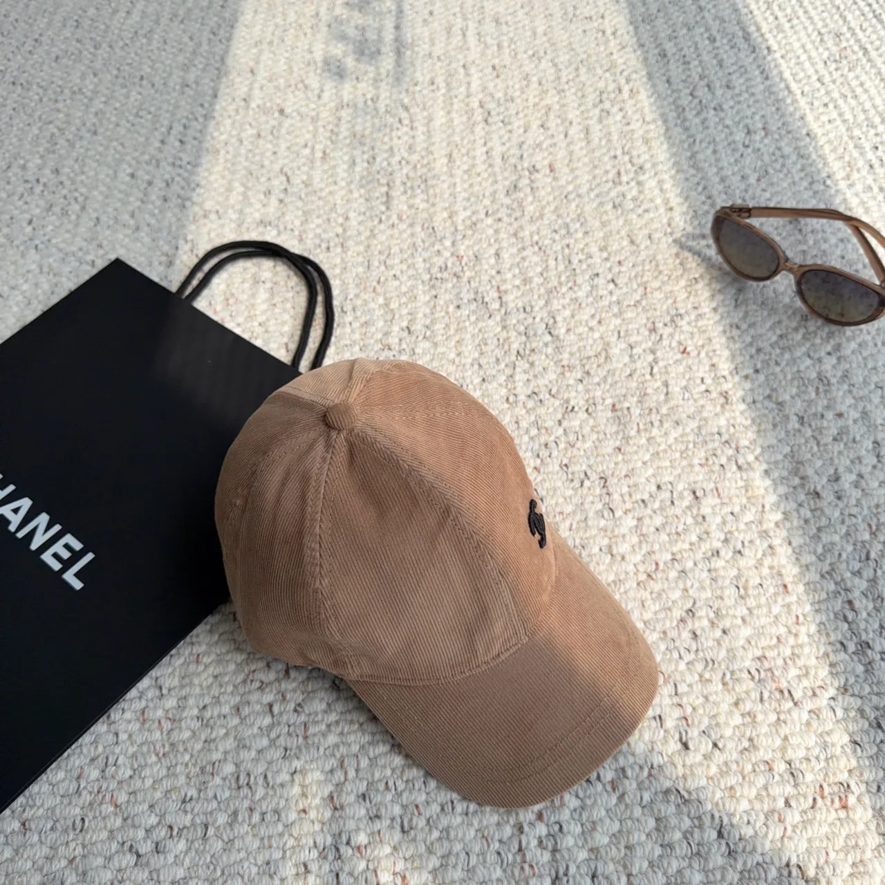 Chanel Baseball Cap in Tan · view 3