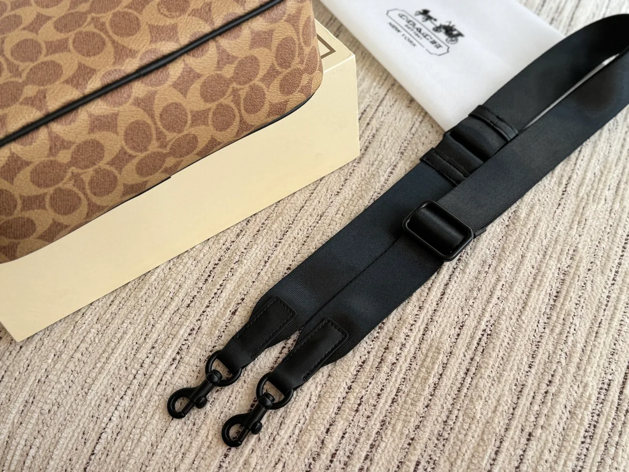 Coach Crossbody Bag in Grey & Tan · view 7