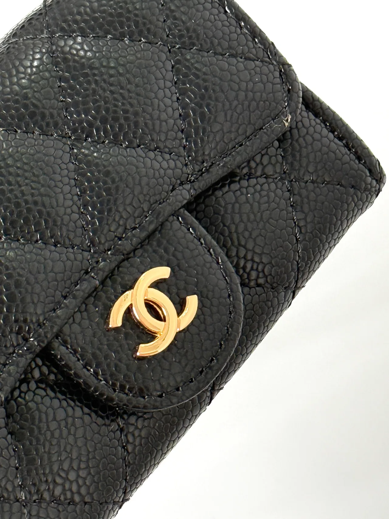 Chanel Quilted Zip Pouch in Black · view 3