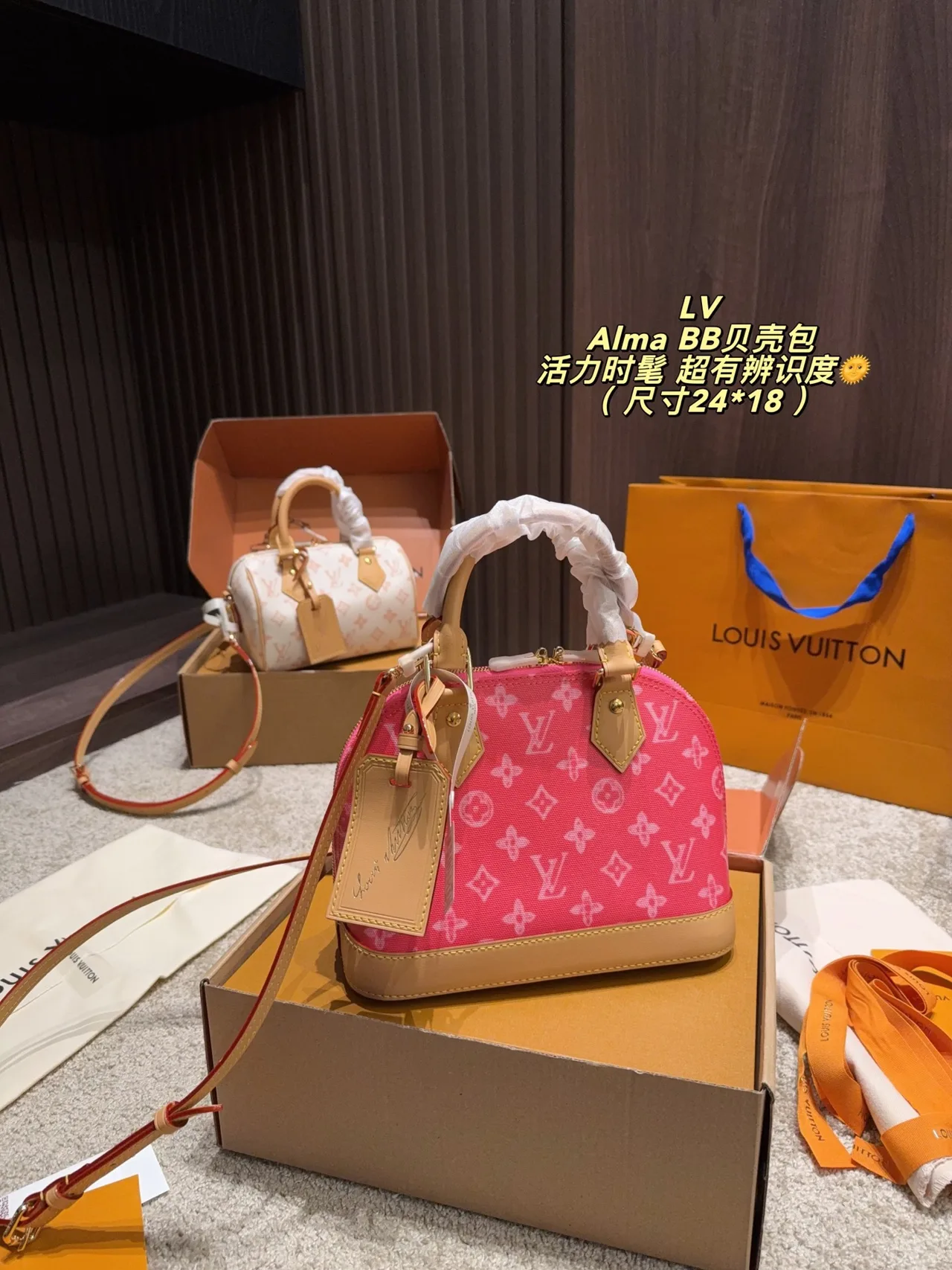 Louis Vuitton Top-Handle Bag in Pink · view 2