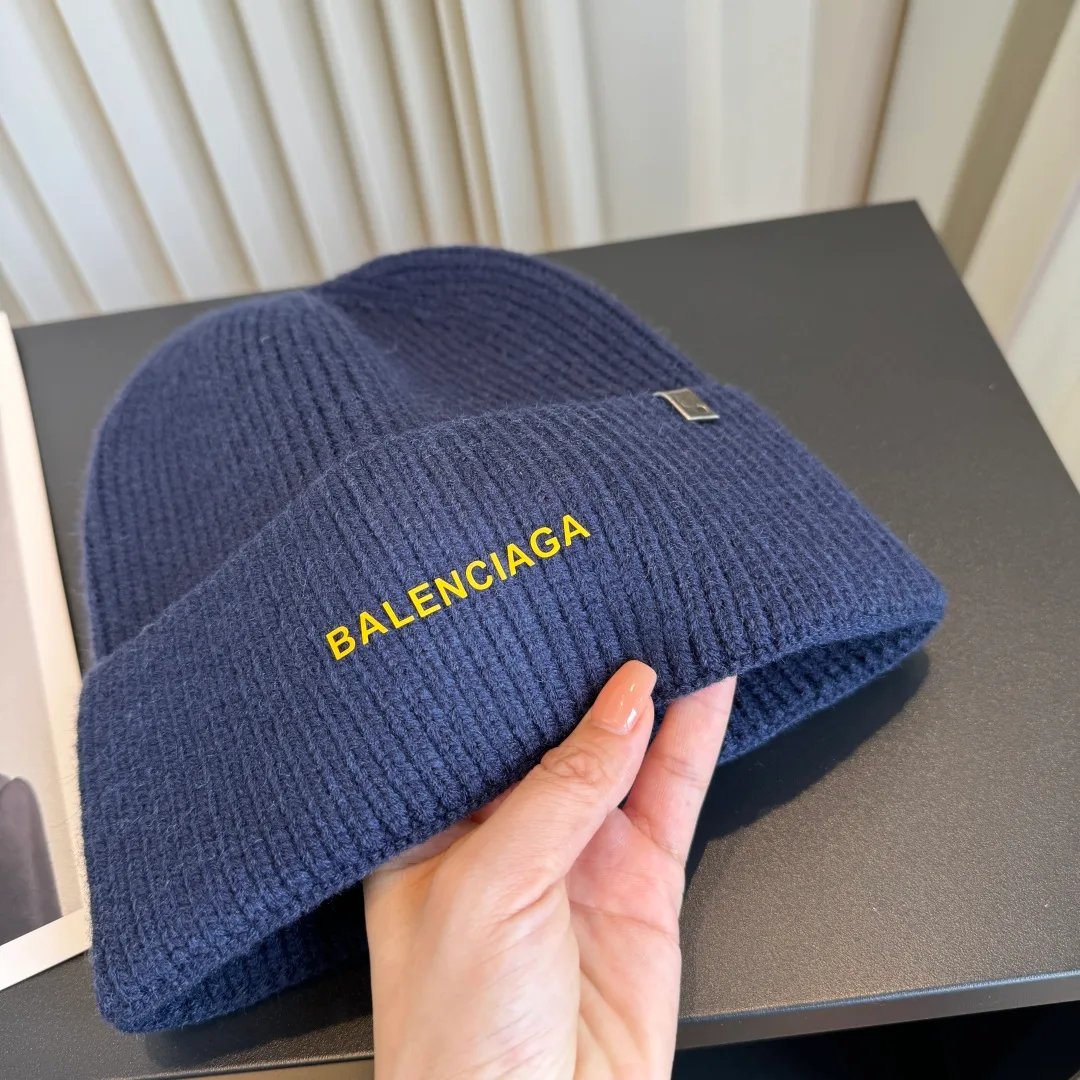 Balenciaga Beanie in Blue · view 5