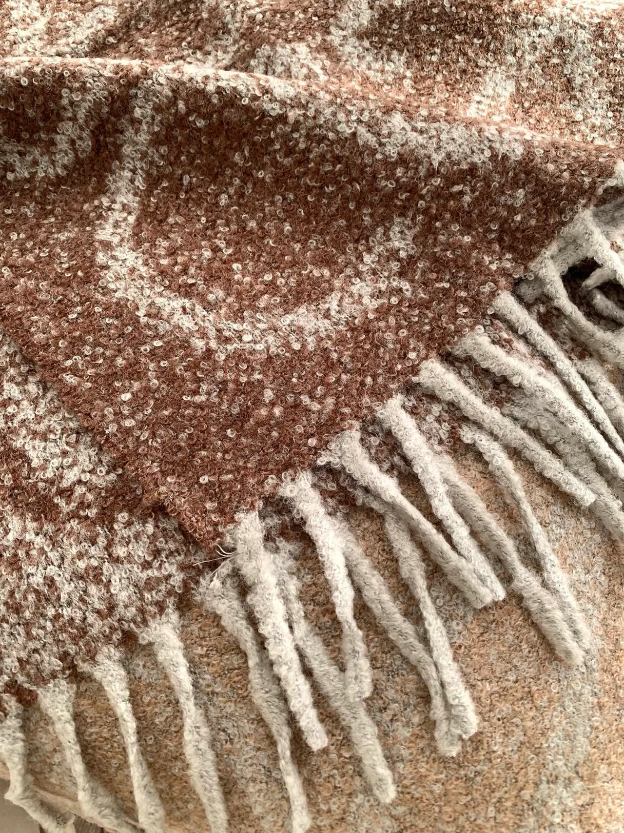 Loewe 60% Alpaca 25% Wool 15% Nylon Striped Scarf in Brown · view 8